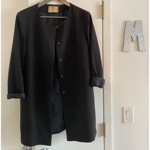 Achlelry Black Long Blazer - US 6